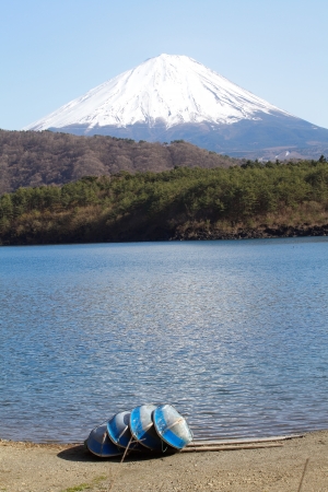 Mountain Fuji in spring の写真素材