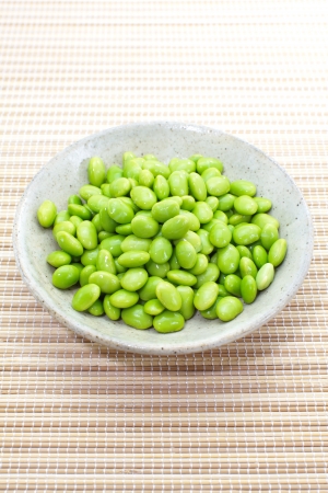 Edamame soy beans の写真素材