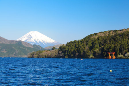 Mountain Fuji in spring 