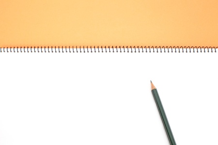 note book isolate on white background の写真素材
