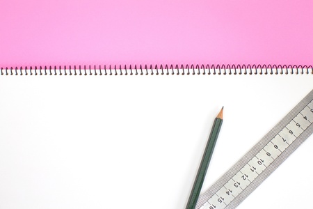 note book isolate on white background の写真素材