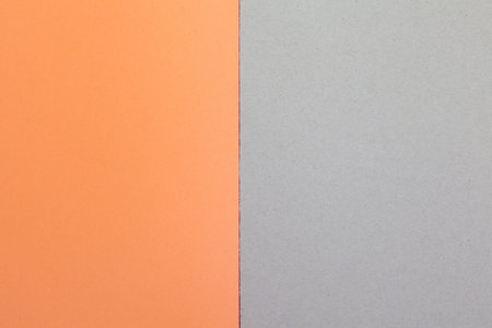 Orange and gray paper textureの写真素材