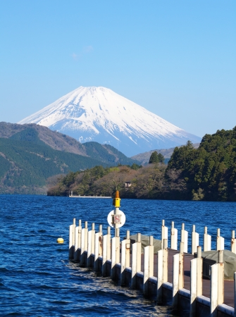 Mountain Fuji in spring の写真素材