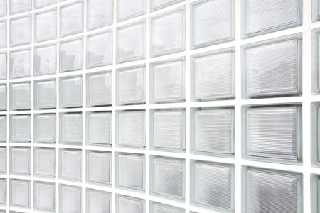 glass block wall background 