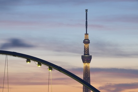 View of Tokyo Sky Treeのeditorial素材