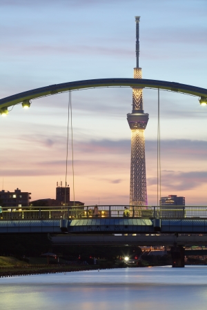 View of Tokyo Sky Treeのeditorial素材