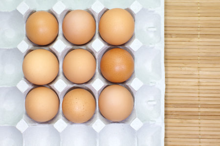 background of fresh eggs