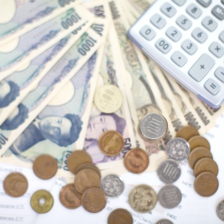 Japanese yen の写真素材