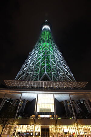 TOKYO Sky tree christmas illuminationのeditorial素材