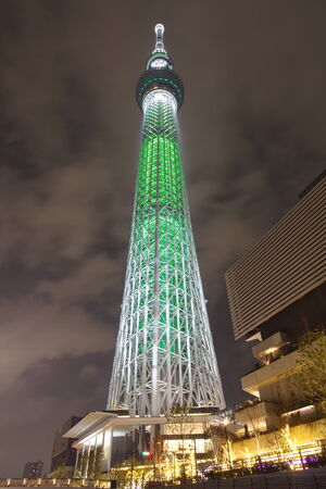 TOKYO Sky tree christmas illuminationのeditorial素材