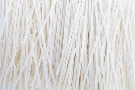 close - up Asian food , dried rice noodlesの写真素材