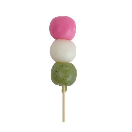  Dango japanese dumpling and sweet made from rice flour