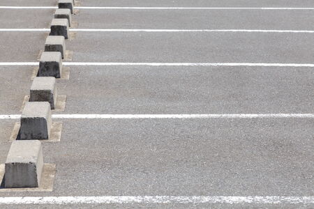 car Parking lane outdoor in public parkの写真素材