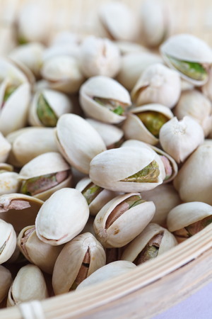 Close - up group of healthy toasted pistachios の写真素材