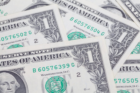 Close - up Dollar bill business concept