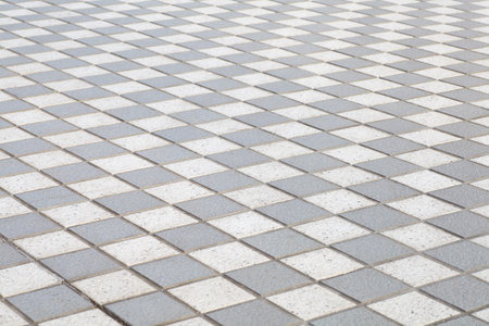 close - up street floor tiles as background