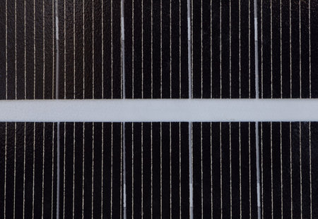 Close - up Solar panels as background and textureの写真素材