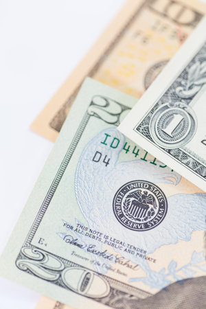 The dollar banknotes for business and finance concept