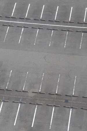 Empty Space in a car parking Lotの写真素材