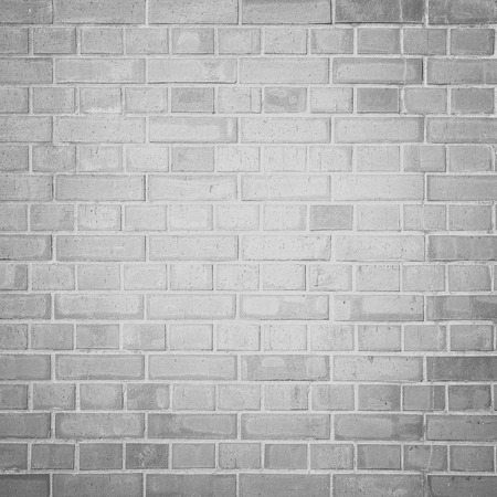 Old white brick wall background and textureの写真素材