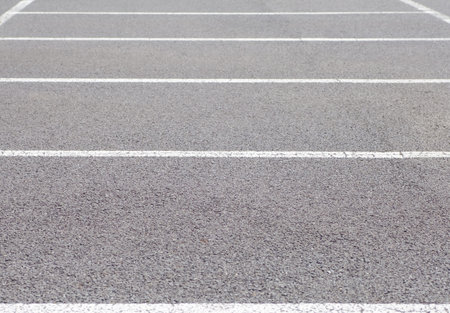 Empty Space in a car parking Lotの写真素材