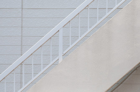 Detail of building staircase 