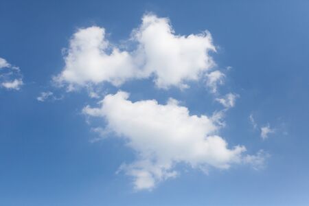 Natural background of Blue sky and cloudの写真素材