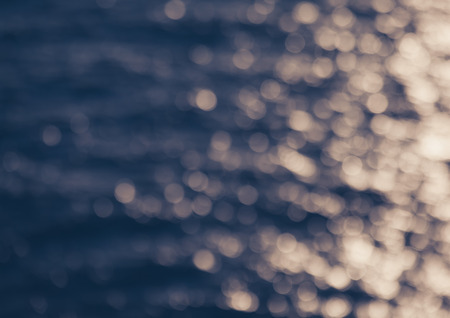 Vintage color of water defocused bokeh backgroundの写真素材