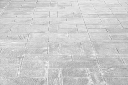 Outdoor concrete block floor background and textureの写真素材