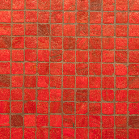 Rad vintage mosaic wall texture and backgroundの写真素材