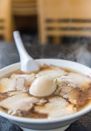 Kitakata Ramen , Japanese Kitakata ramen is known as one of Japan’s three major ramen noodle