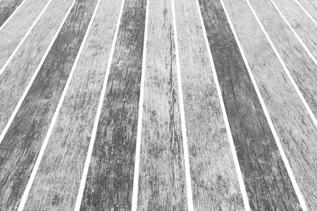 A background of weathered white wooden floorの写真素材