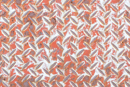 Rusty brown daimond plate backgrpund seamless