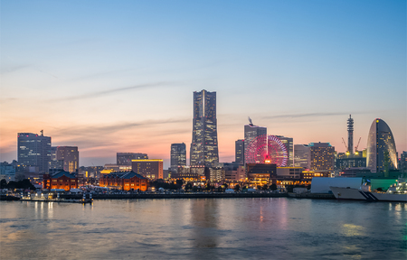 Yokohama bayside city view , Minato Mirai 21 area is a seaside urban area in central Yokohama whose name meansのeditorial素材