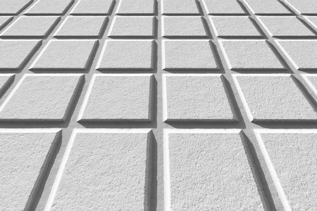 Outdoor stone block tile floor background and texture patternの写真素材