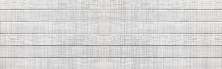 Panorama of New white wooden wall, detailed background photo texture