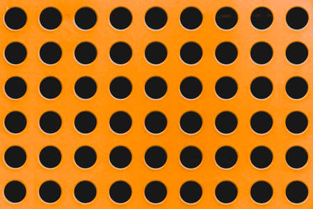 Gold steel mesh screen pattern and seamless backgroundの写真素材