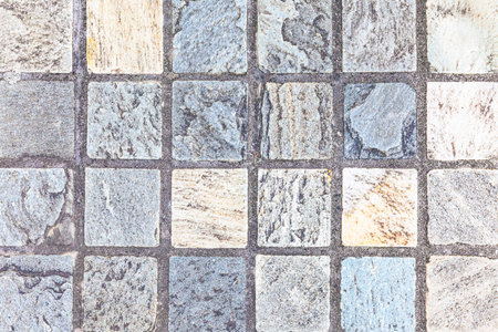 Outdoor granite terrazzo floor tile texture and seamless background