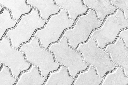 White cement block floor outside the building  pattern and background seamless
