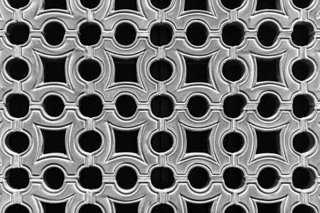 White vented cement block pattern and background seamlessの写真素材