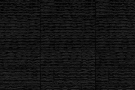 Rough surface black sandstone wall tiles texture and background seamlessの写真素材