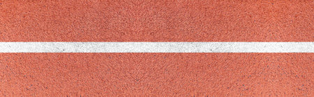 Panorama of A close up of white lines running track pattern and background seamless
