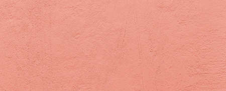Panorama of The cement wall is painted brown with a pattern texture and background seamlessの写真素材