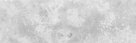 Panorama of White grey concrete texture, Rough cement stone wall, Surface of old and dirty outdoor building wall, Abstract nature seamless backgroundの写真素材