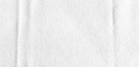 Panorama of Clean white towel texture and seamless backgroundの写真素材