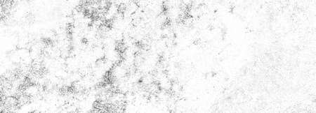 Panorama of The cement wall is painted white with a rough surface texture and background seamlessの写真素材