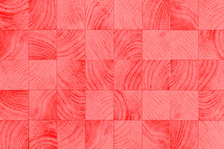 Red patterned ceramic floor tiles texture and background seamlessの写真素材