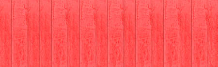 Panorama of Old red vintage wooden wall pattern and seamless backgroundの写真素材