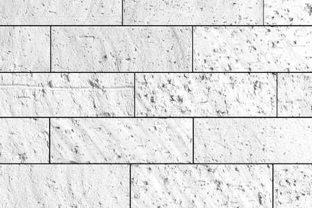 Modern white brick wall texture for backgroundの写真素材