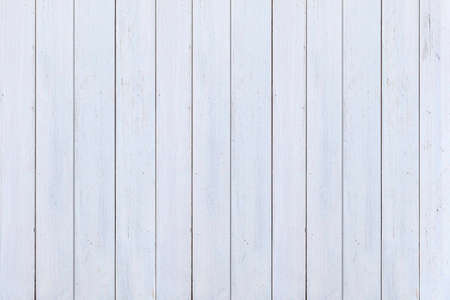 Old white vintage wooden wall pattern and seamless backgroundの写真素材